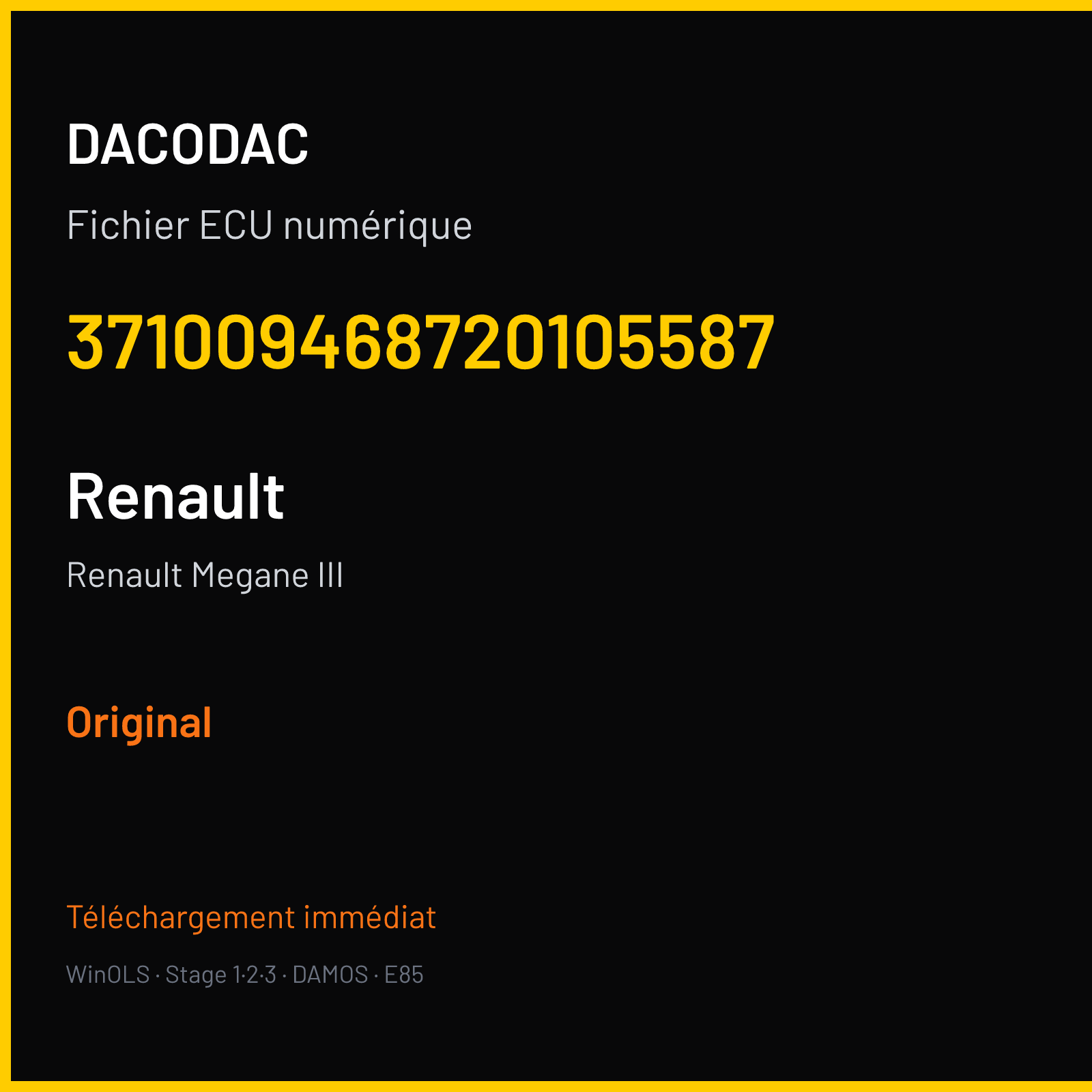 Renault Megane III (2010) — 371009468720105587 — Original