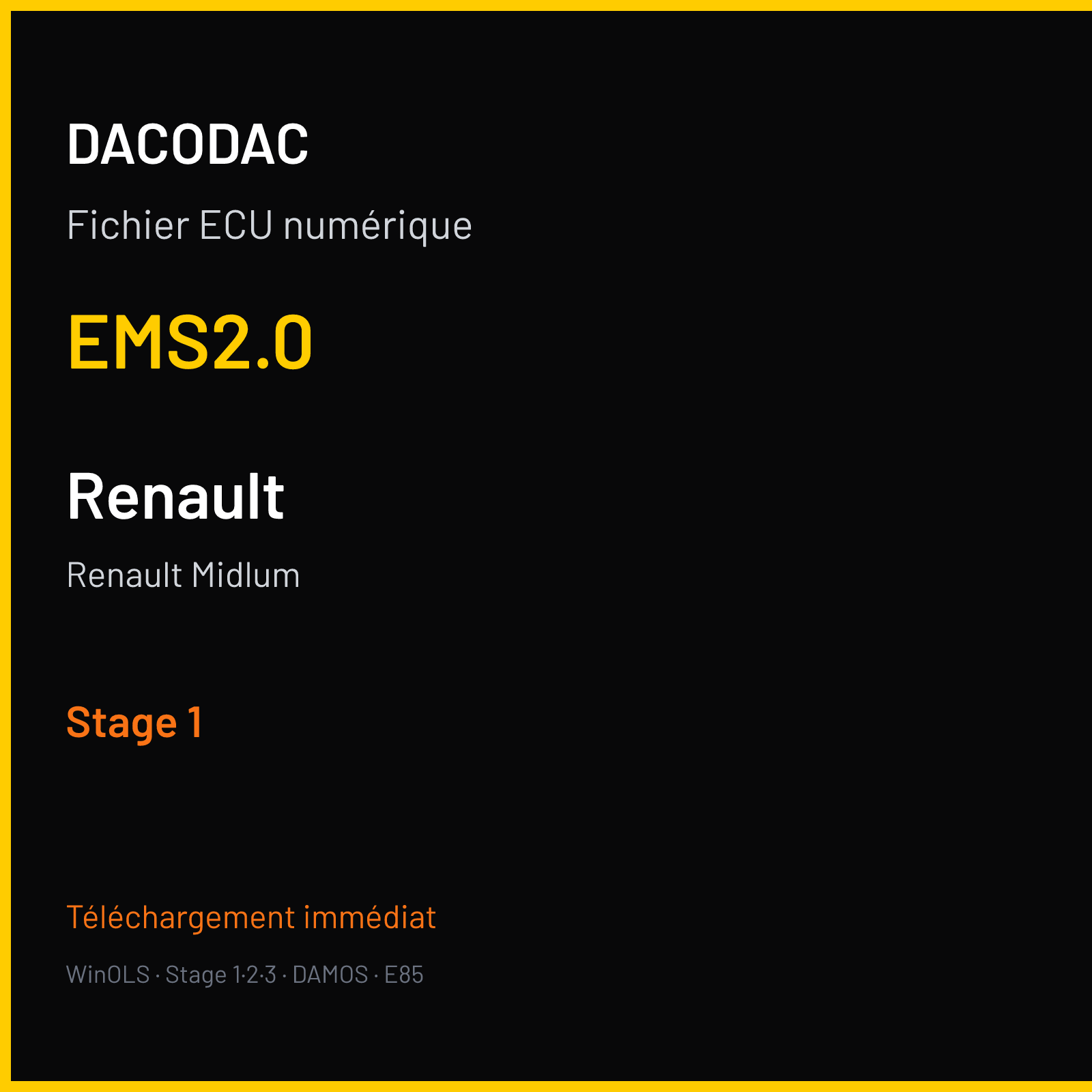 Renault Midlum (2009) — EMS2.0 — Stage 1