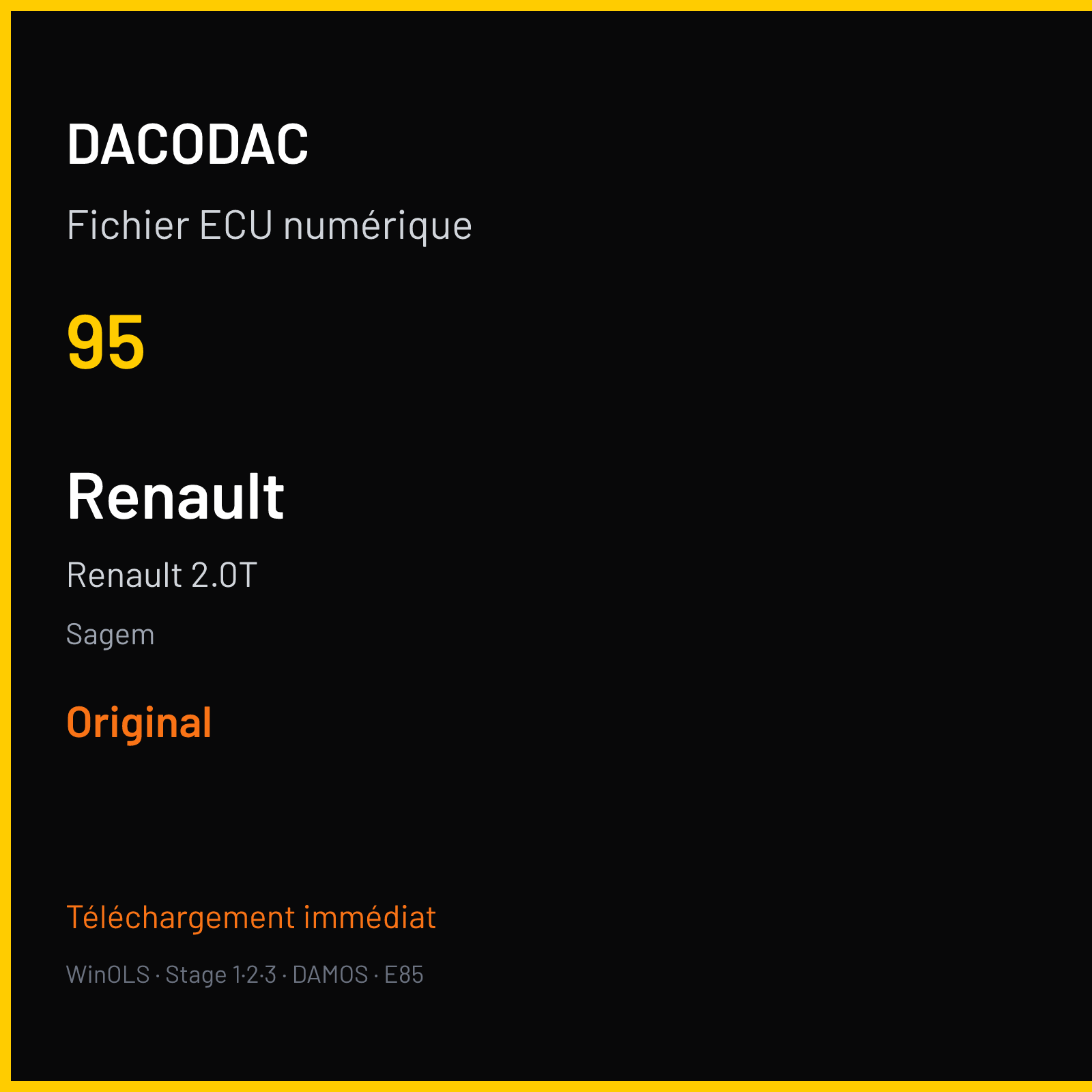 Renault 2.0T (2009) — Sagem — 95 — Original