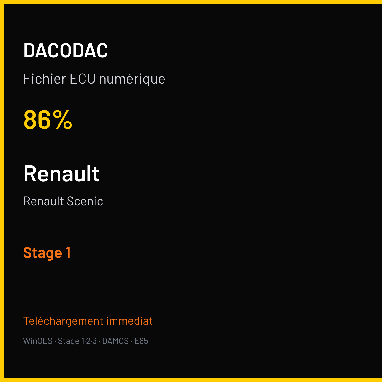 Renault Scenic (2011) — 86% — Stage 1