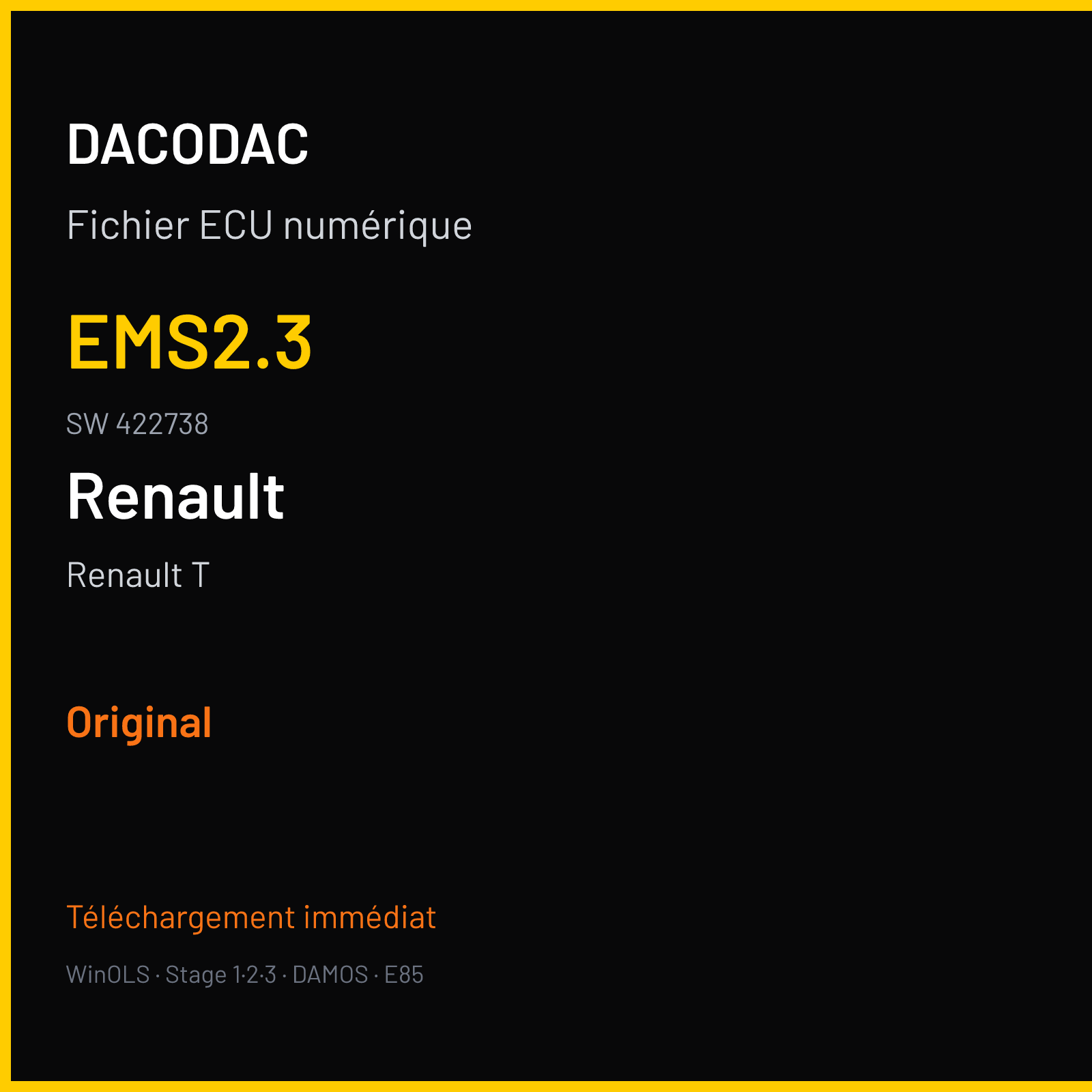 Renault T (2016) — EMS2.3 · 422738 — Original