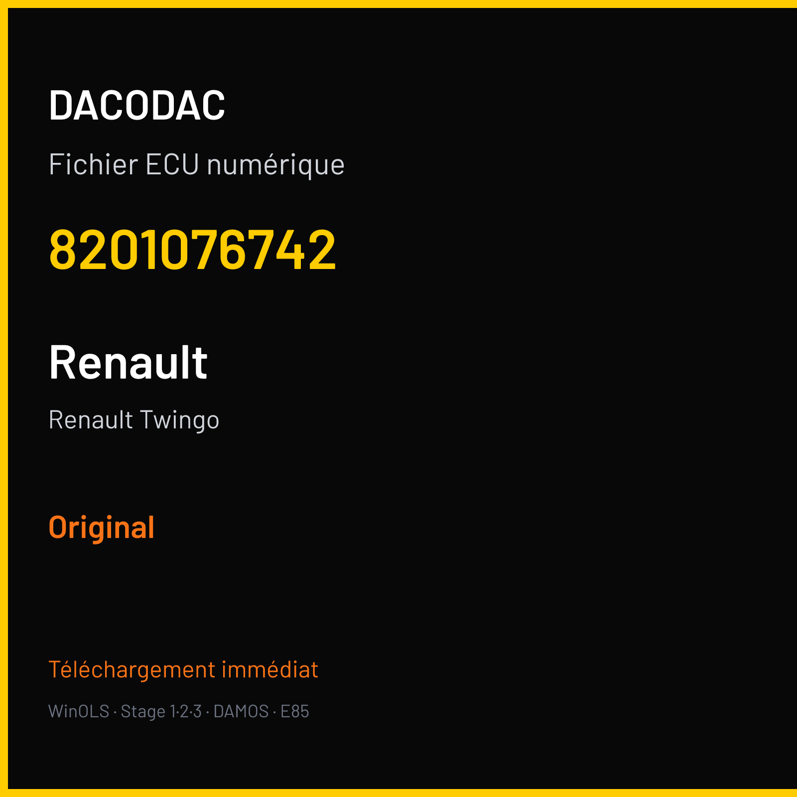 Renault Twingo (2011) — 8201076742 — Original