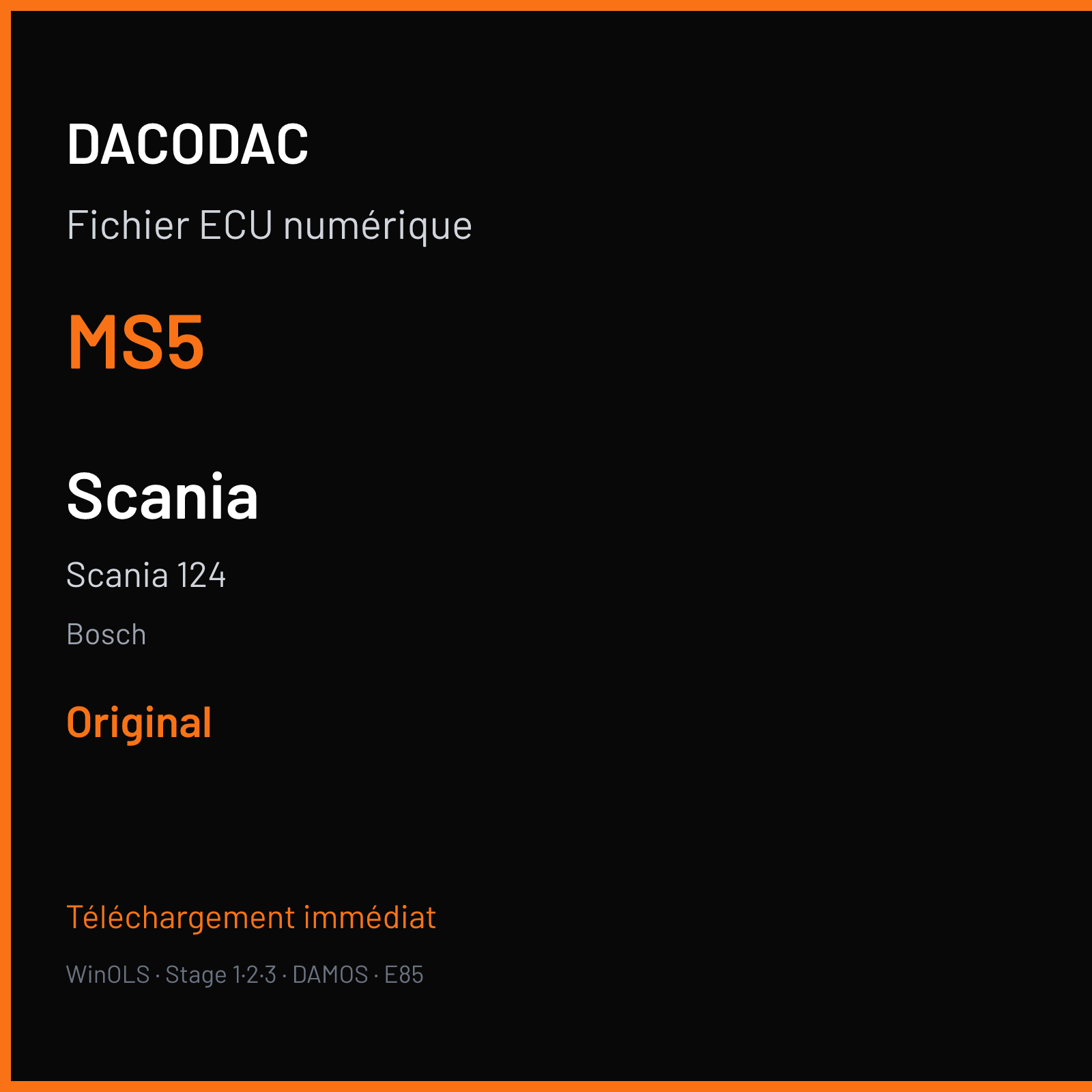 Scania 124 (2002) — Bosch — MS5 — Original