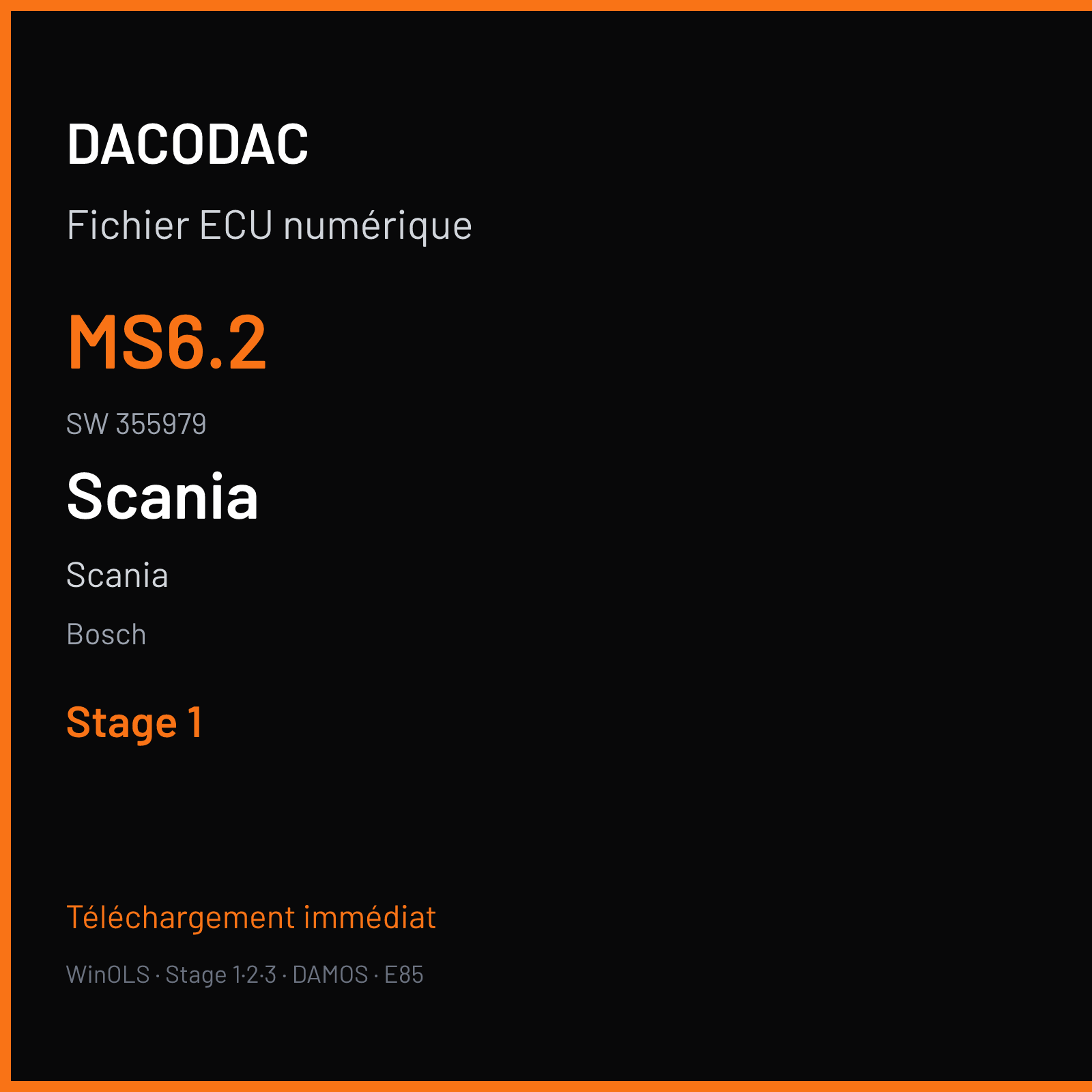 Scania (2003) — Bosch — MS6.2 · 355979 — Stage 1
