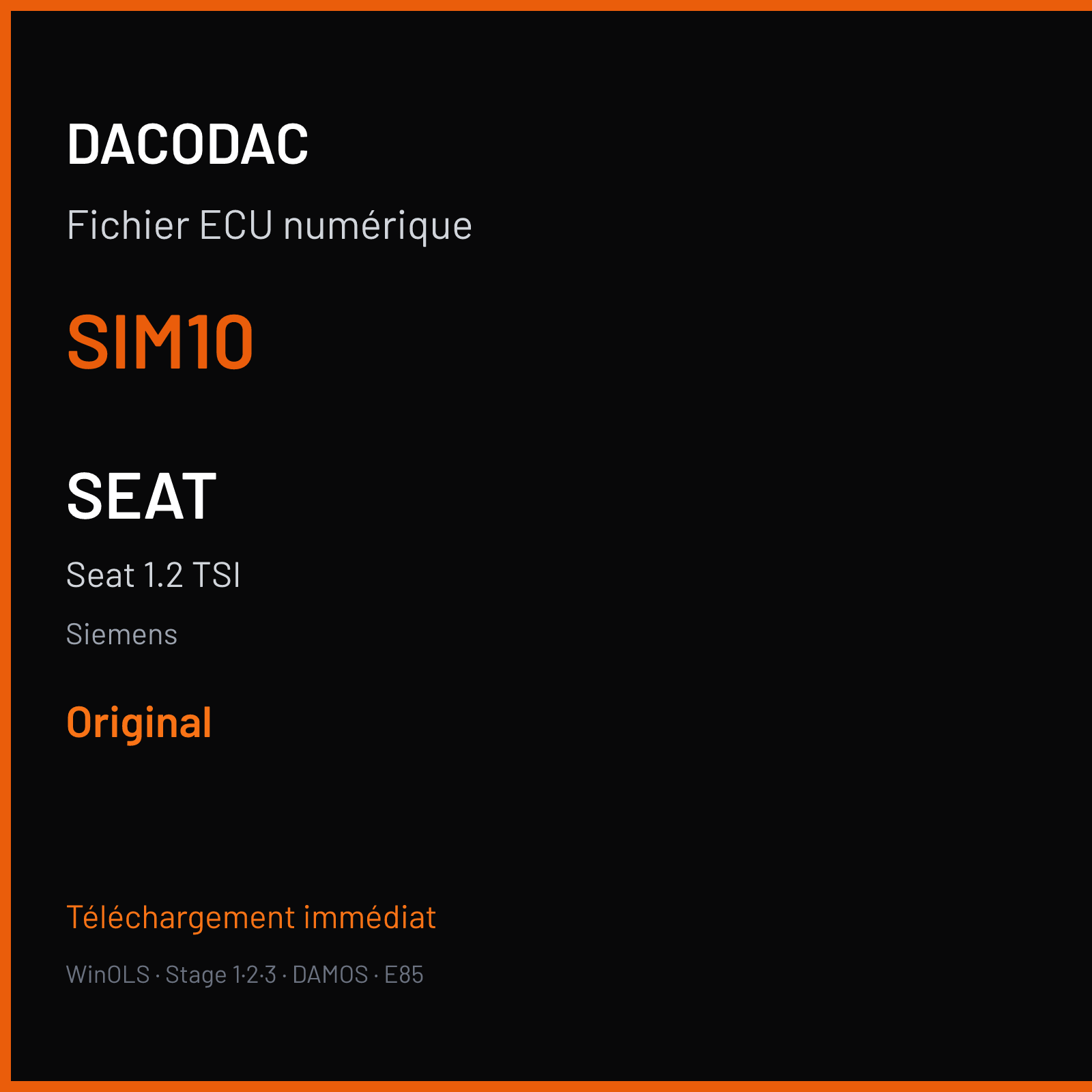 Seat 1.2 TSI (2012) — Siemens — SIM10 — Original