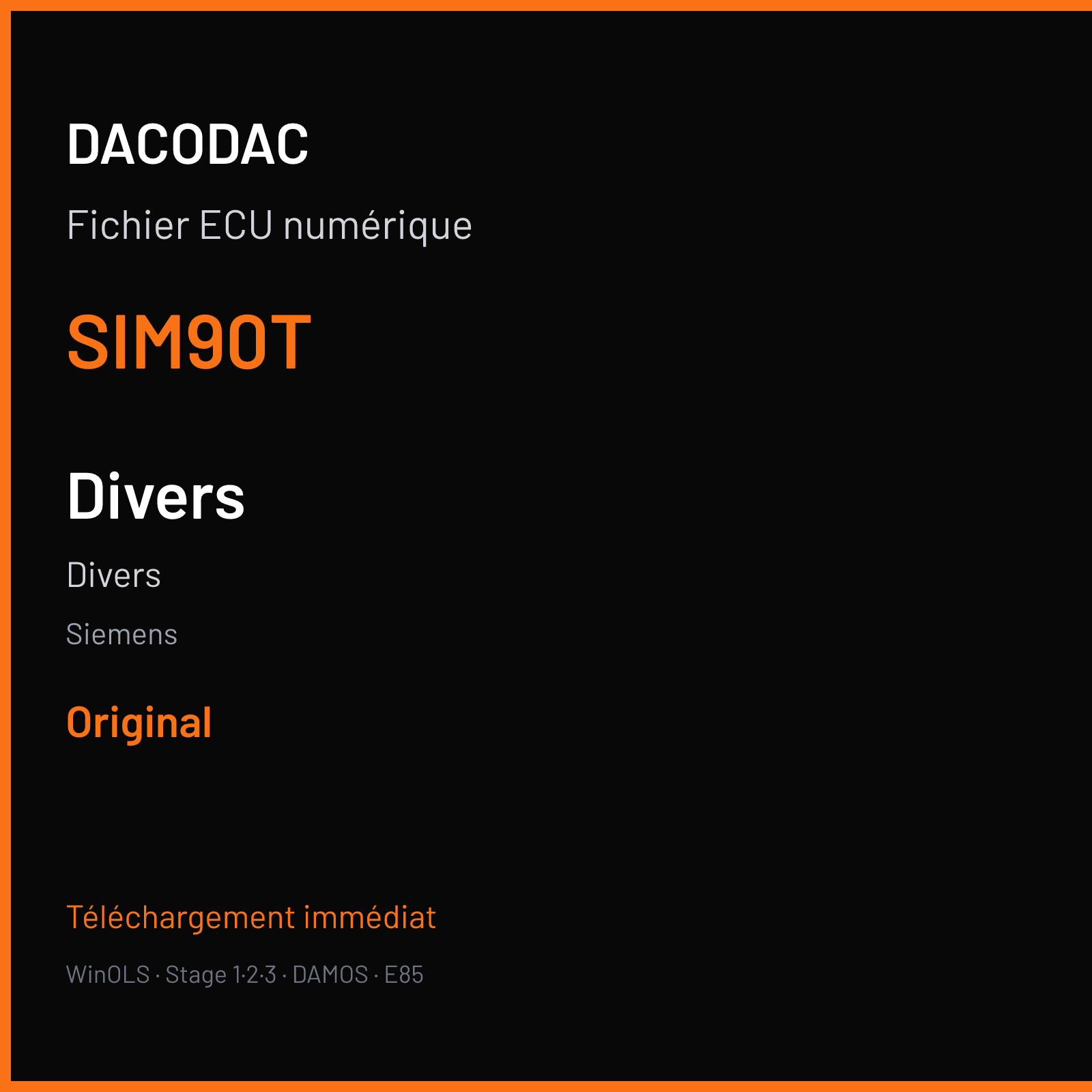 Divers (2008) — Siemens — SIM90T — Original
