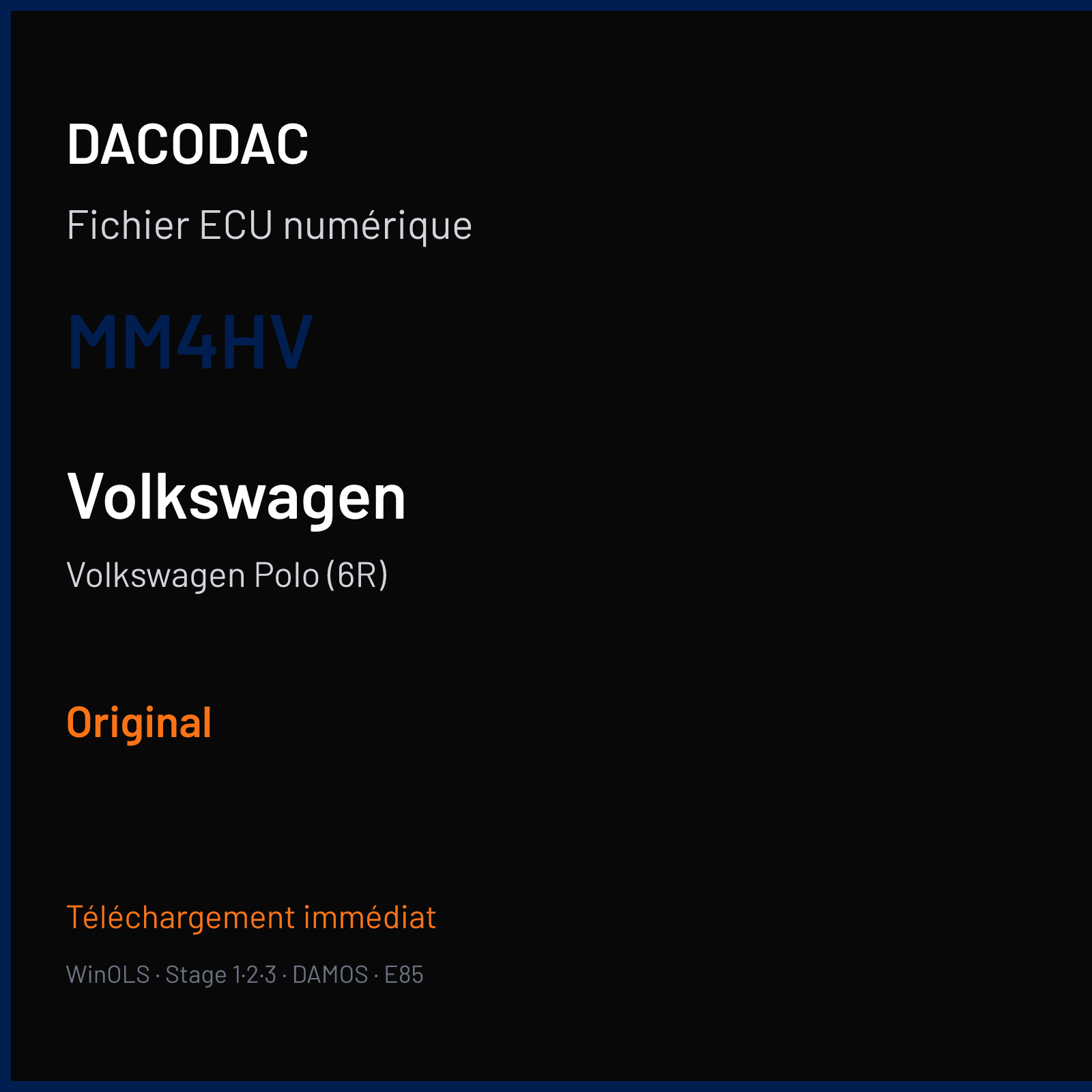 Volkswagen Polo (6R) — MM4HV — Original