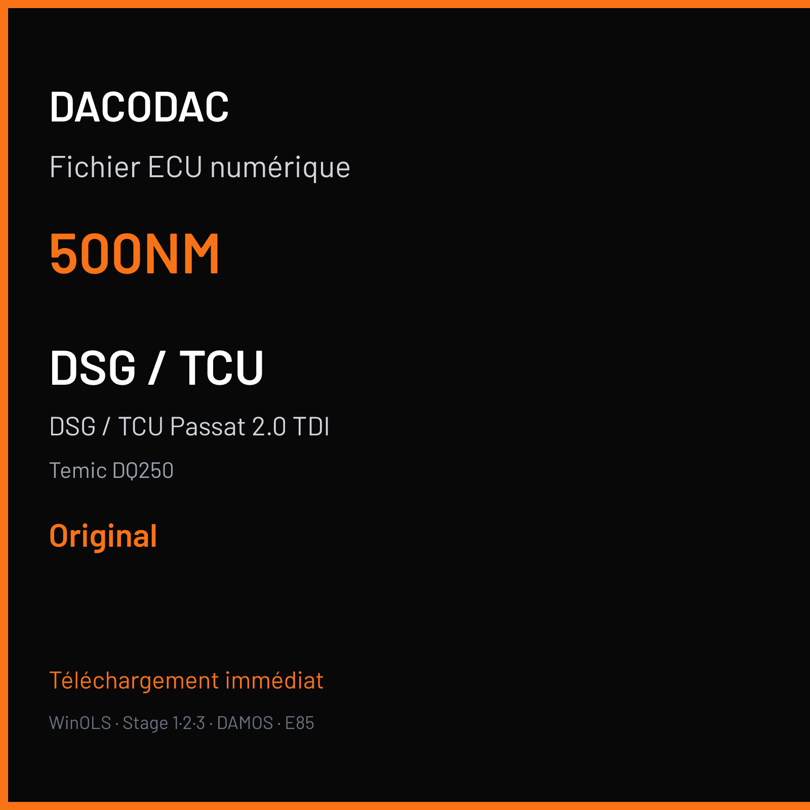 DSG / TCU Passat 2.0 TDI (2014) — Temic DQ250 — 500NM — Original