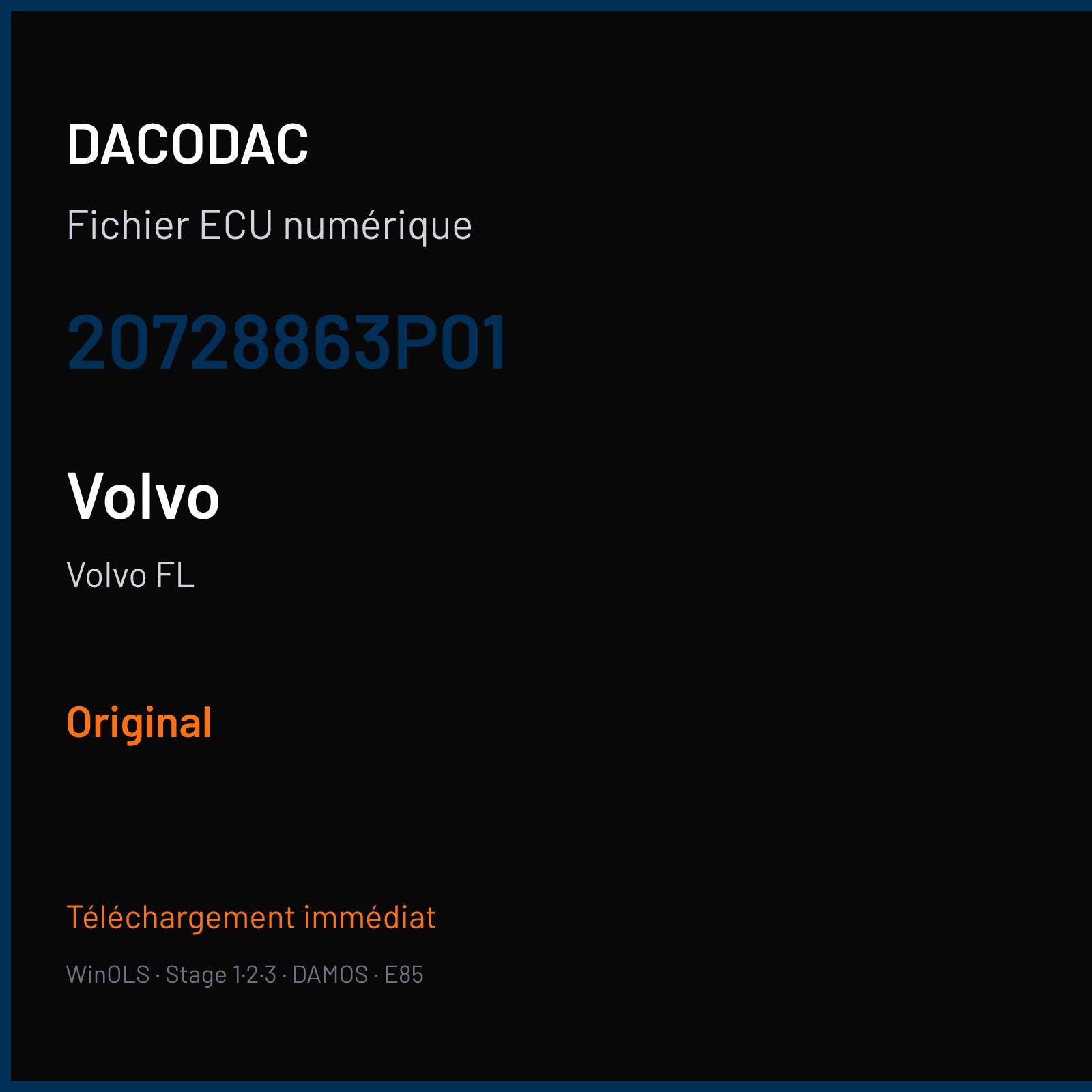 Volvo FL (2006) — 20728863P01 — Original