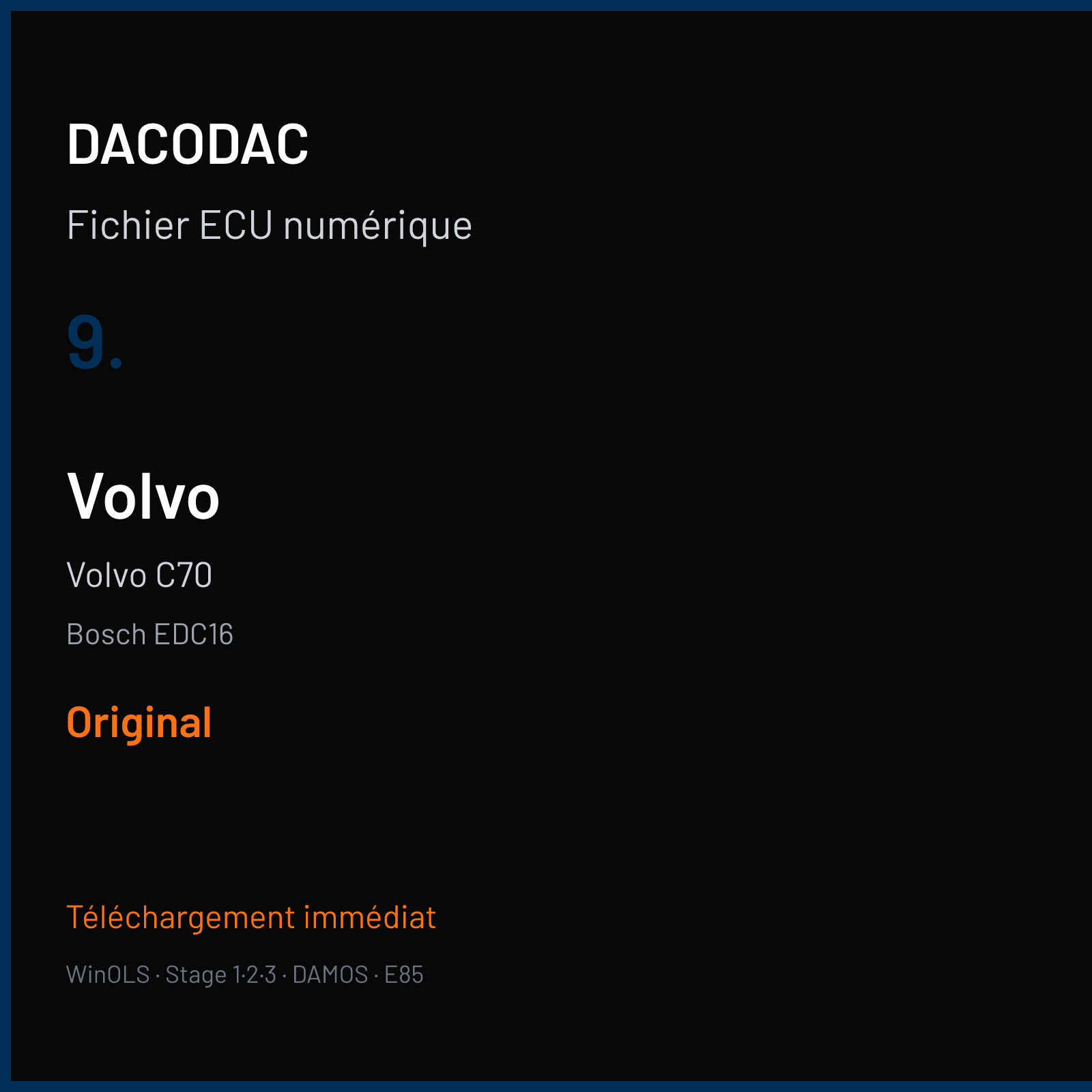 Volvo C70 (2005) — Bosch EDC16 — 9. — Original