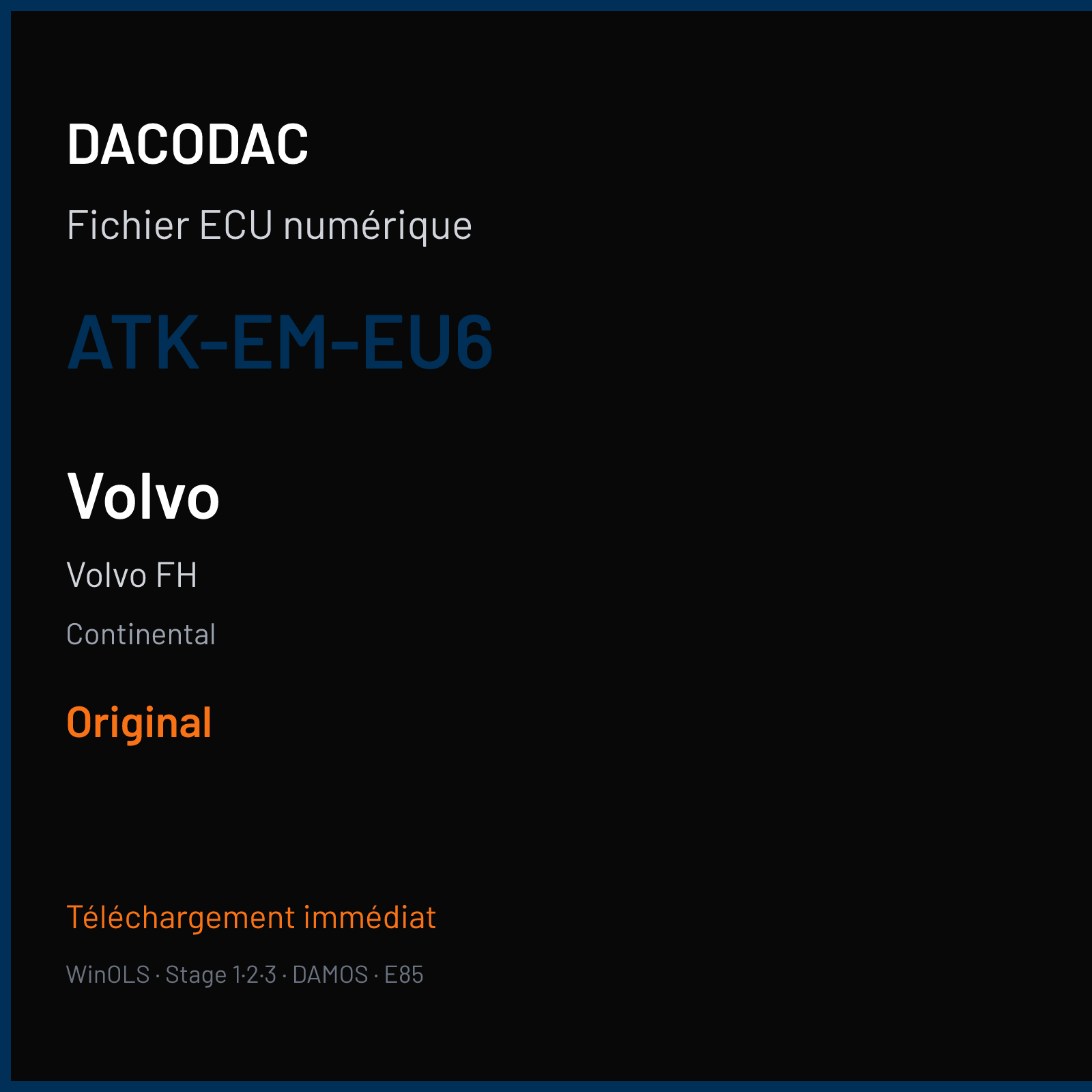 Volvo FH (2014) — Continental — ATK-EM-EU6 — Original