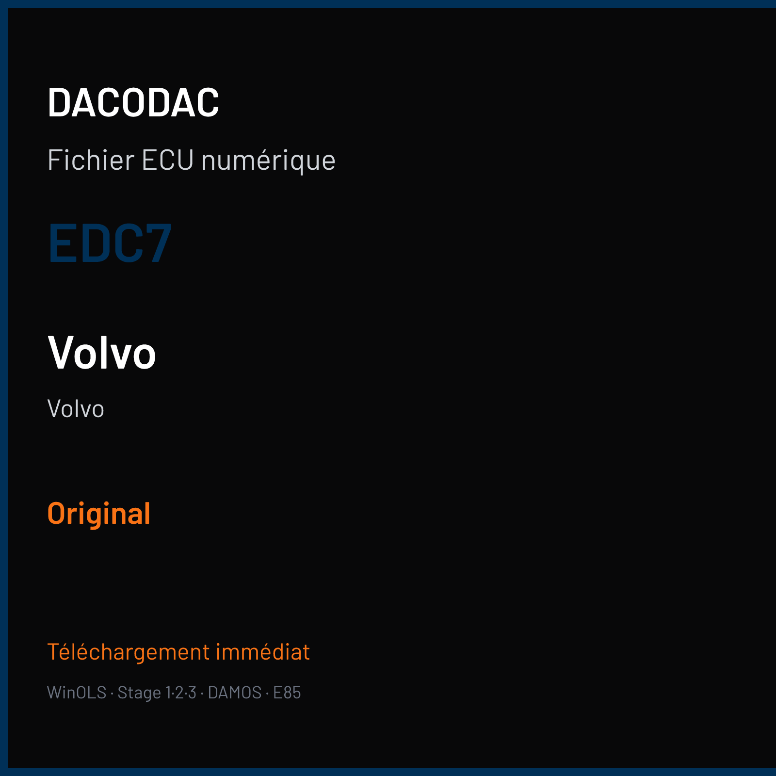 Volvo — EDC7 — Original