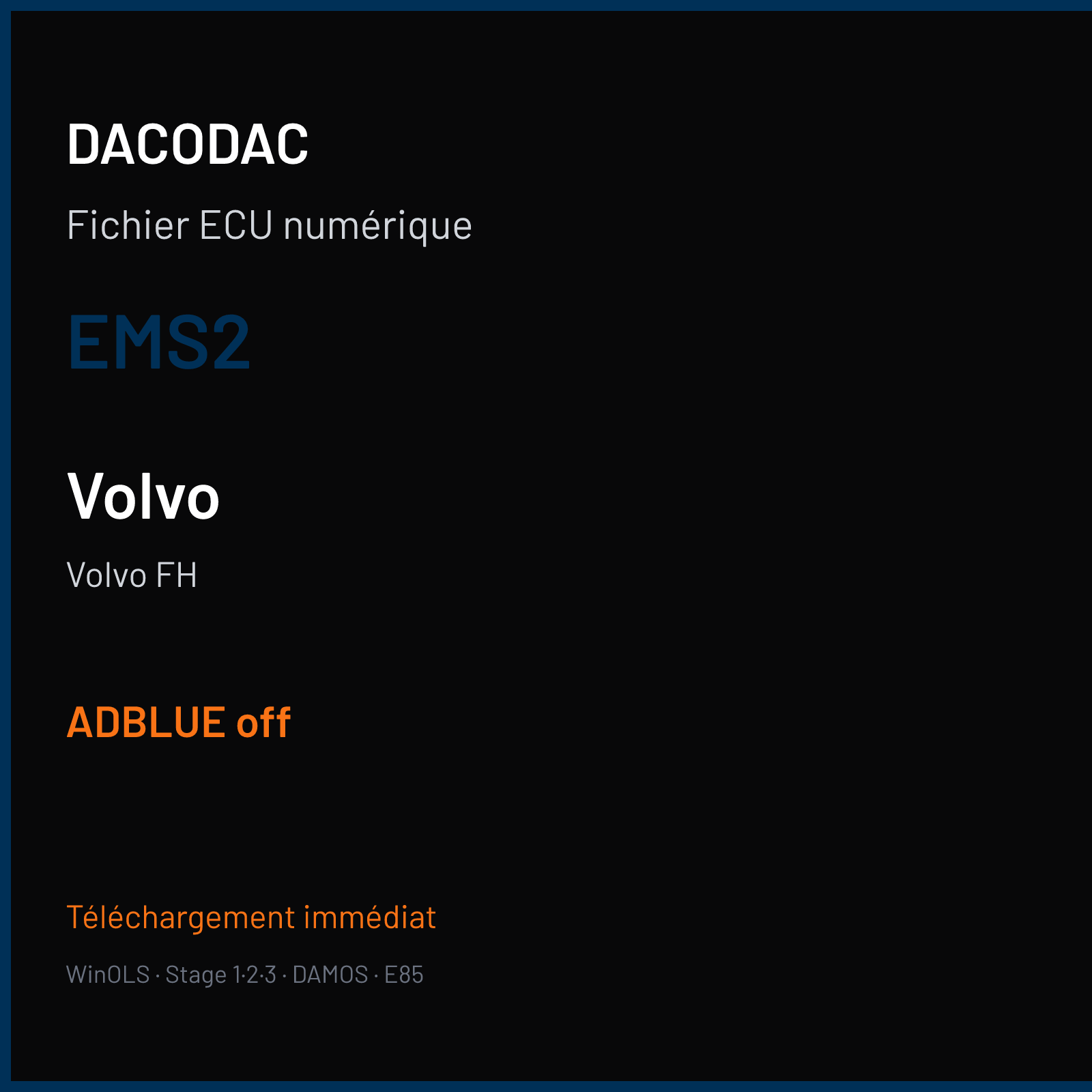 Volvo FH (2008) — EMS2 — ADBLUE off