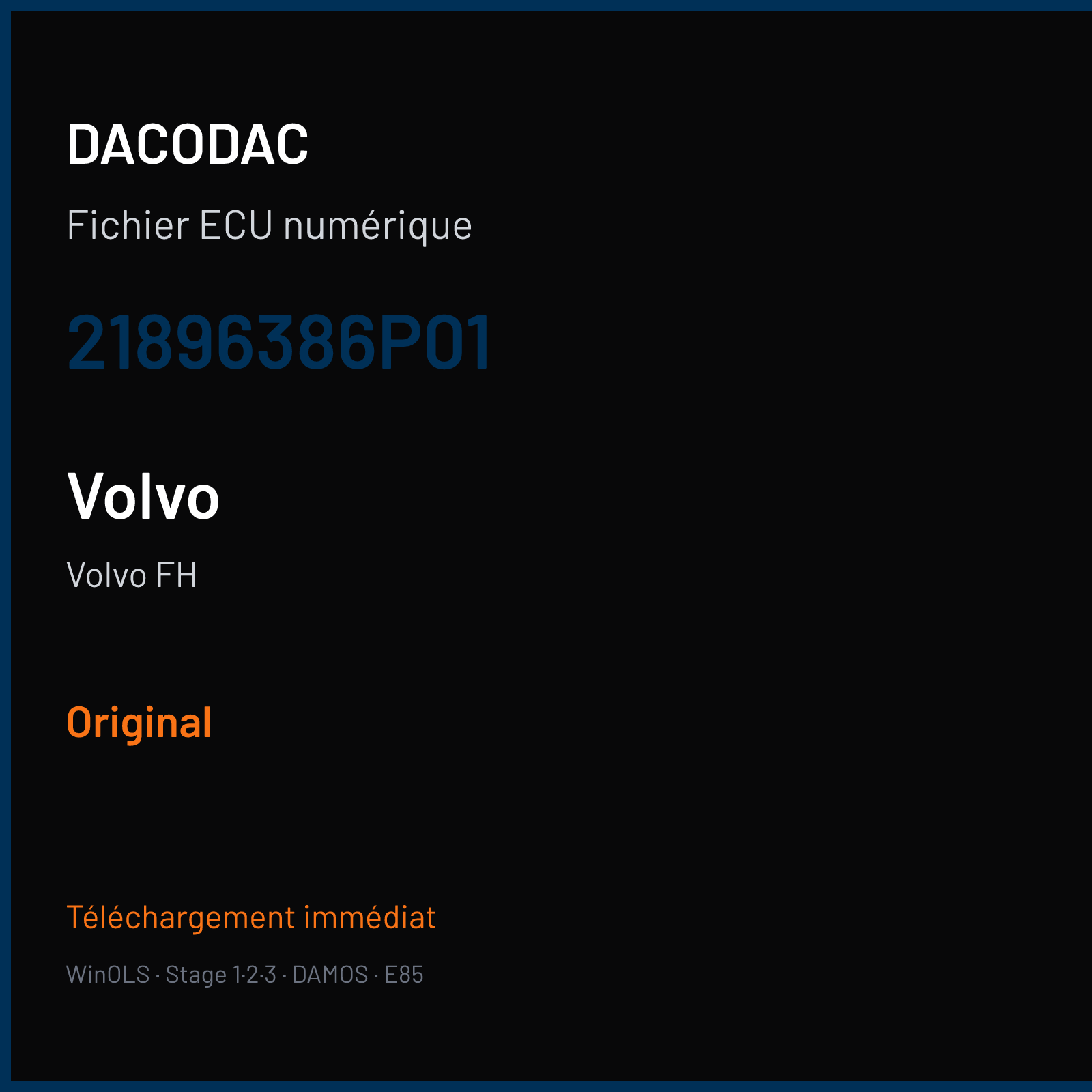 Volvo FH (2014) — 21896386P01 — Original