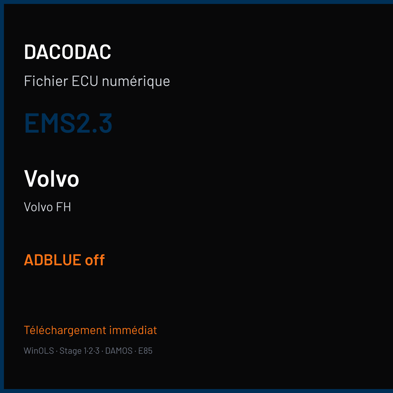 Volvo FH (2018) — EMS2.3 — ADBLUE off