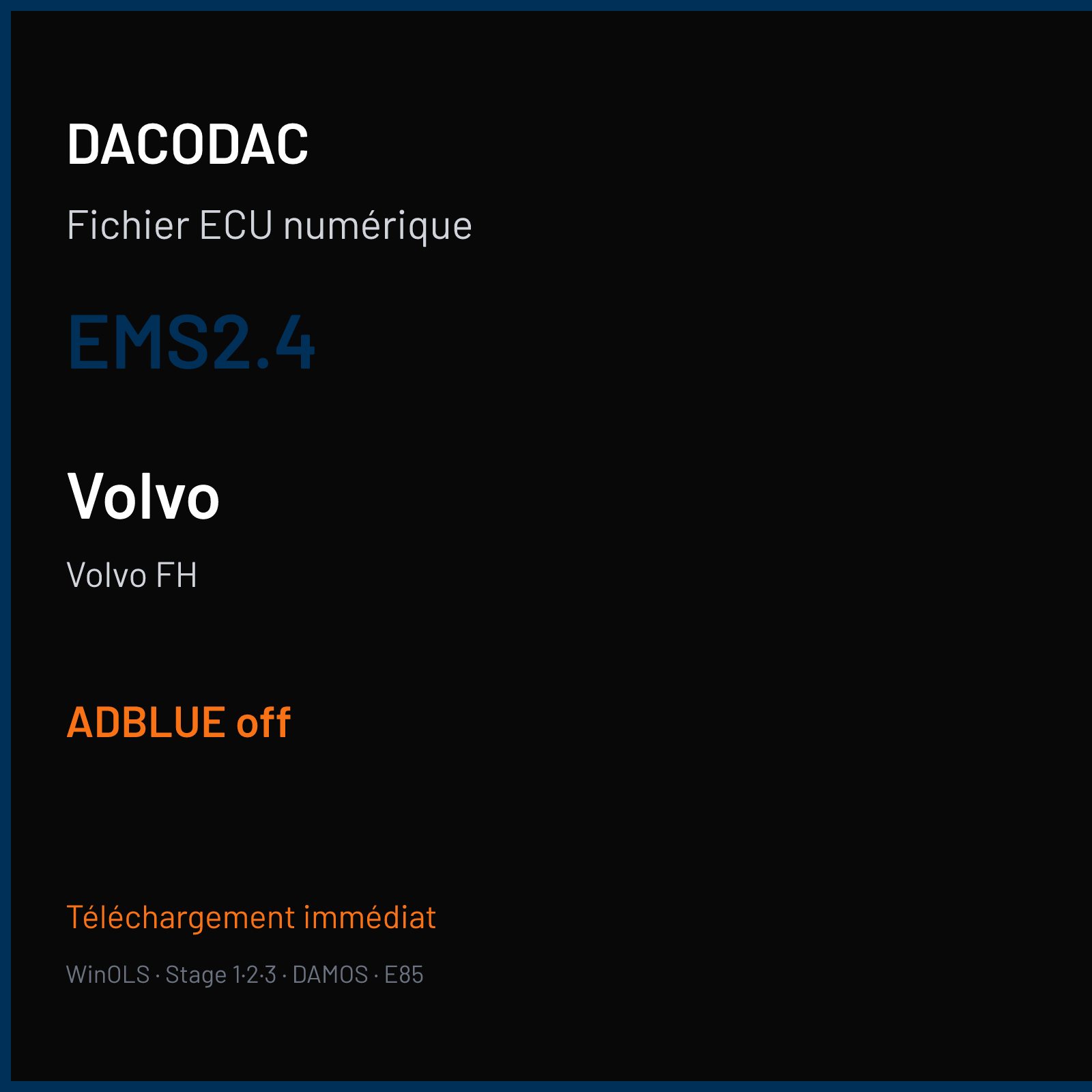 Volvo FH (2018) — EMS2.4 — ADBLUE off