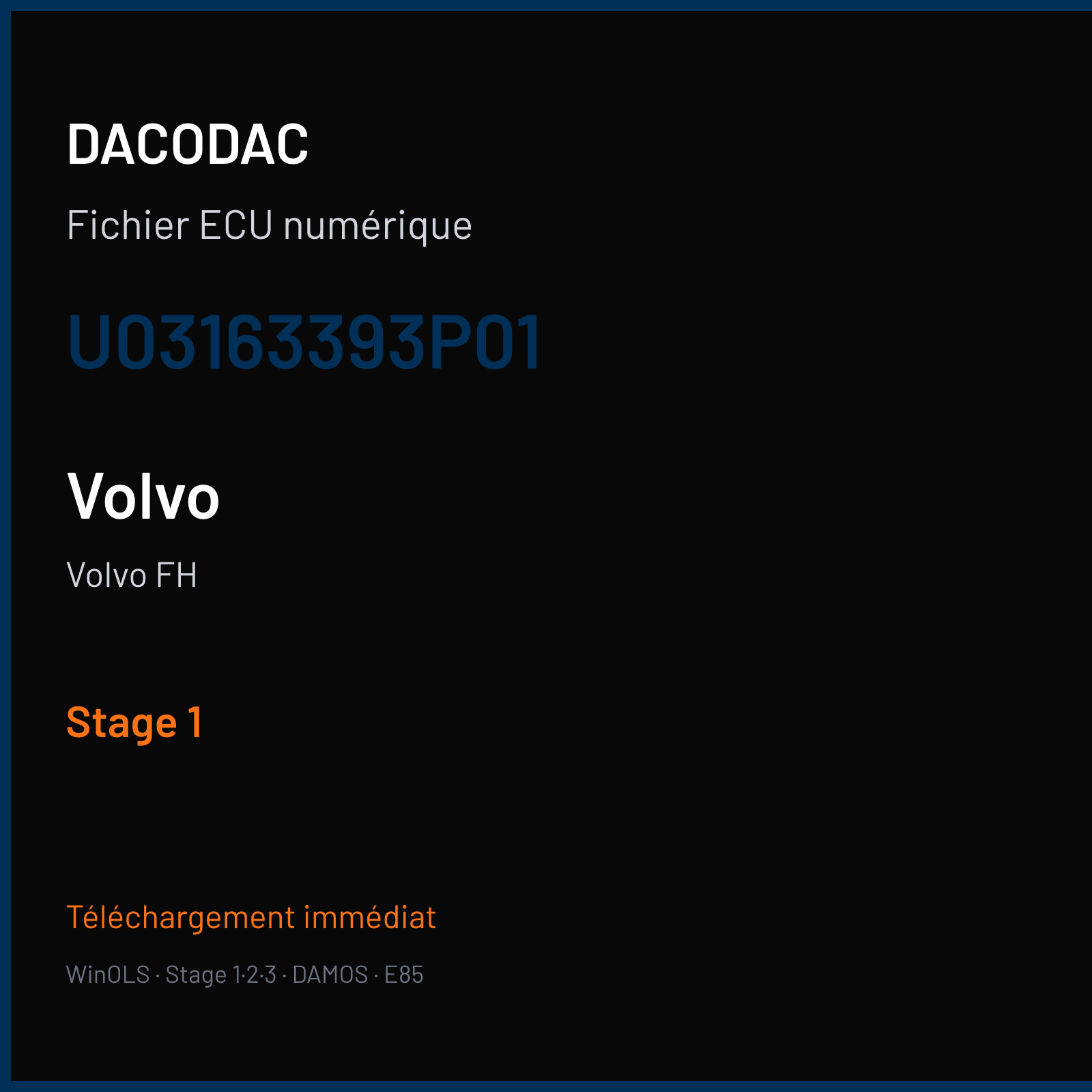 Volvo FH (2014) — U03163393P01 — Stage 1