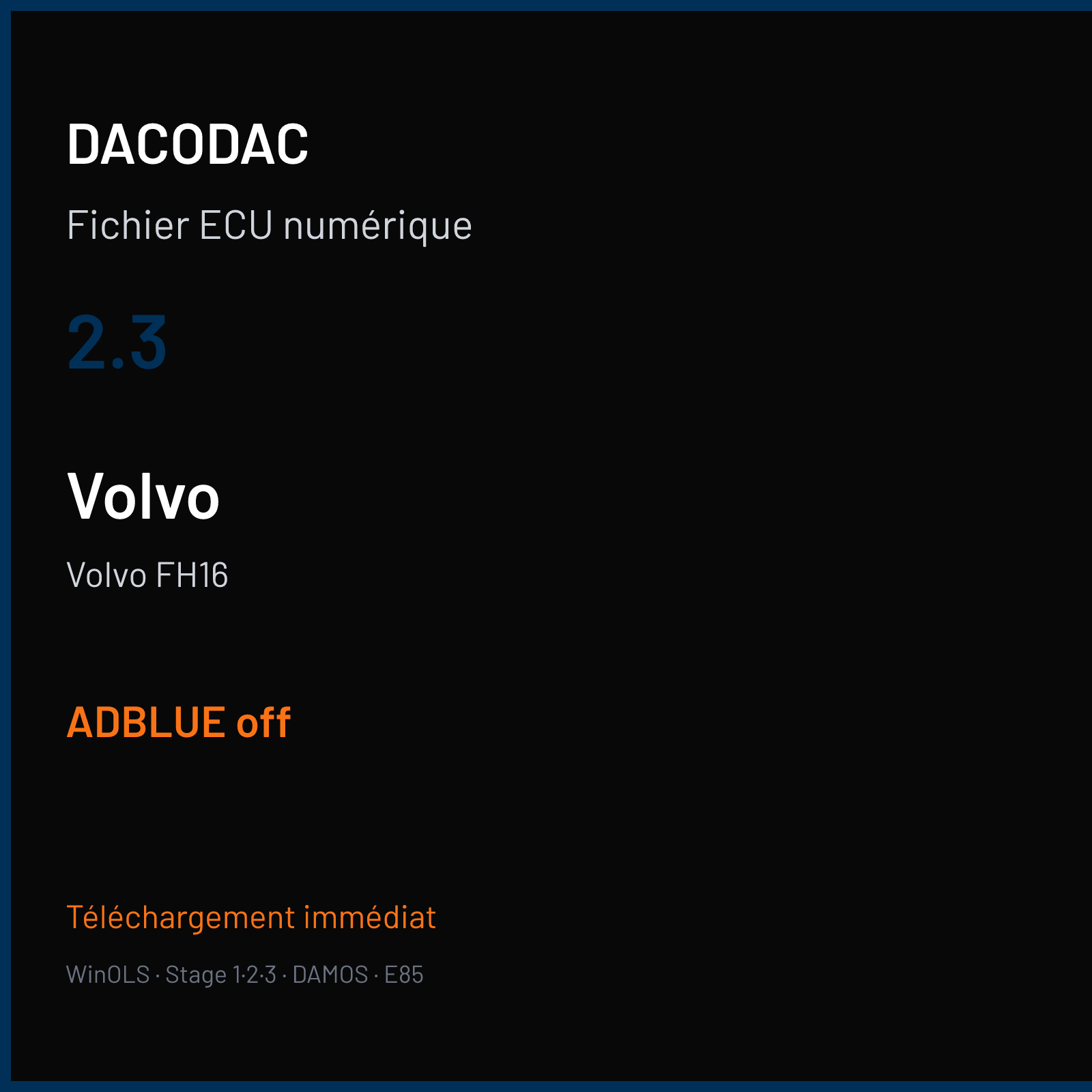 Volvo FH16 (2016) — 2.3 — ADBLUE off